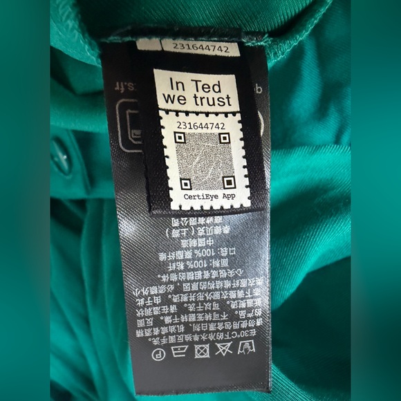 Ted Baker Turquoise Wide-Leg Pants - Picture 5 of 7